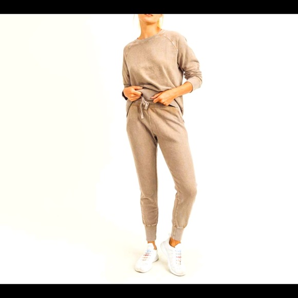 Tops - Longline pullover and joggers. 100% terry cotton